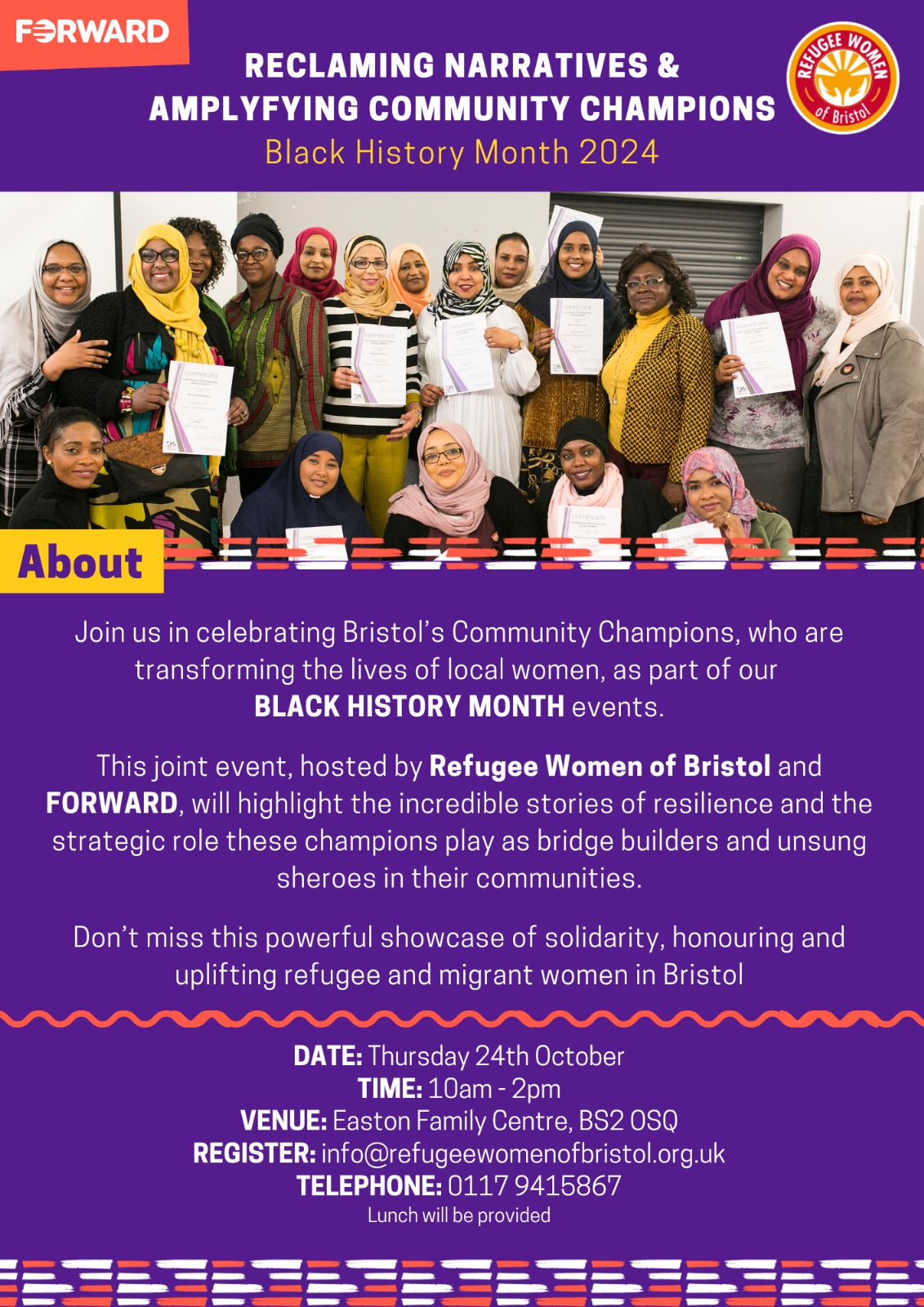 RECLAIMING NARRATIVES AND AMPLIFYING COMMUNITY CHAMPIONS