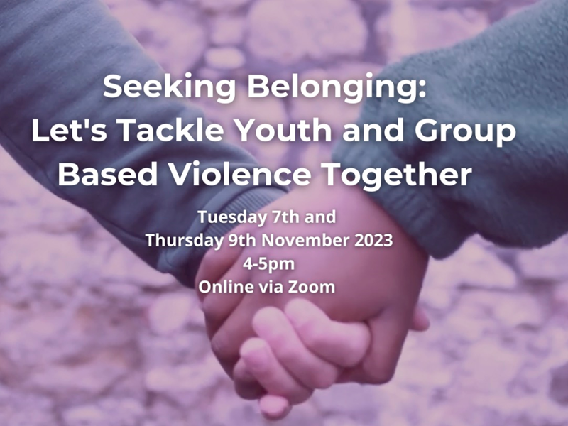 Seeking Belonging: Let's Tackle Youth and Group Based Violence Together