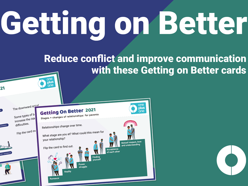 Parental conflict resources: Getting on Better cards